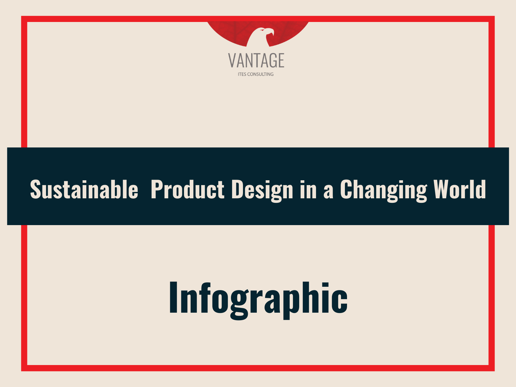 Sustainable product design infographics
